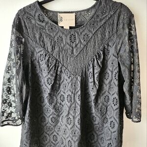 Anthropologie lace blouse -LG